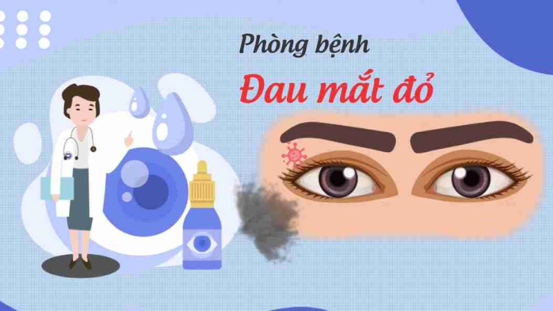 cách phòng bệnh đau mắt đỏ